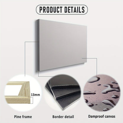 3-piece framed love theme canvas wall art with hand-in-hand design for bedroom or living room