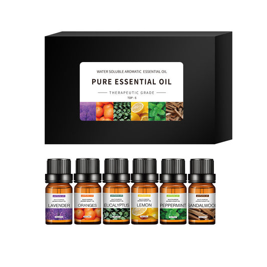 Water-soluble aromatherapy essential oil gift set for diffuser and spa