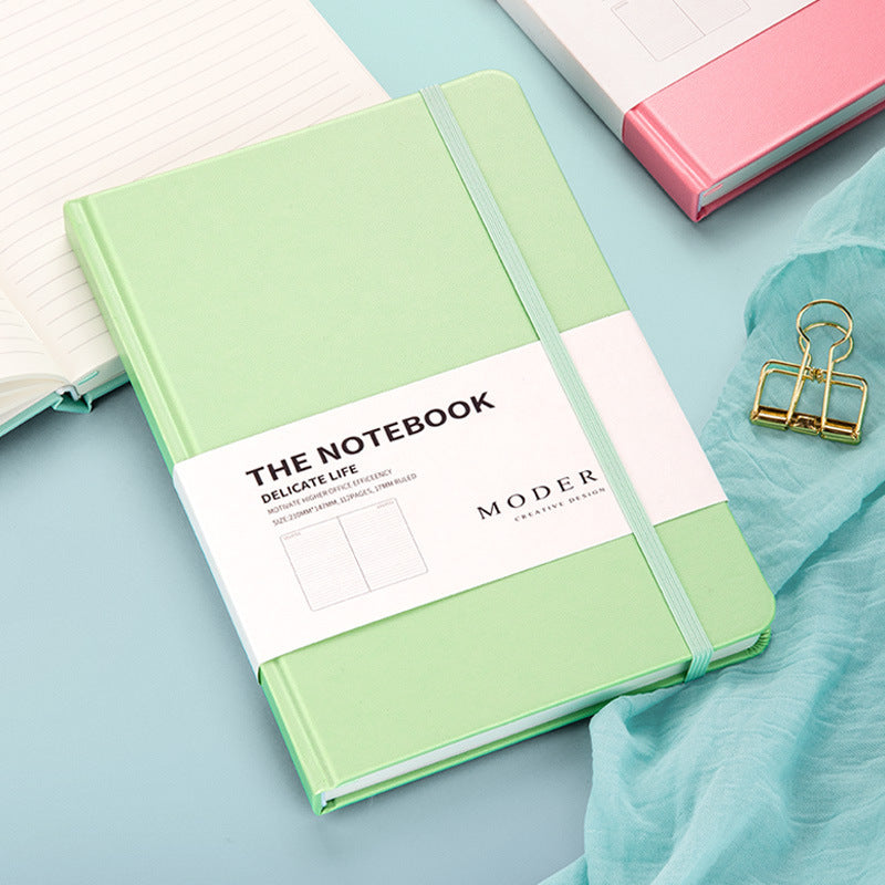 Macaron color hardcover notebook for school, journaling, and office use