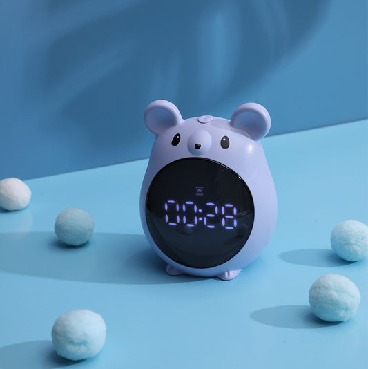 Elf mouse alarm clock for kids to learn time management and routines

