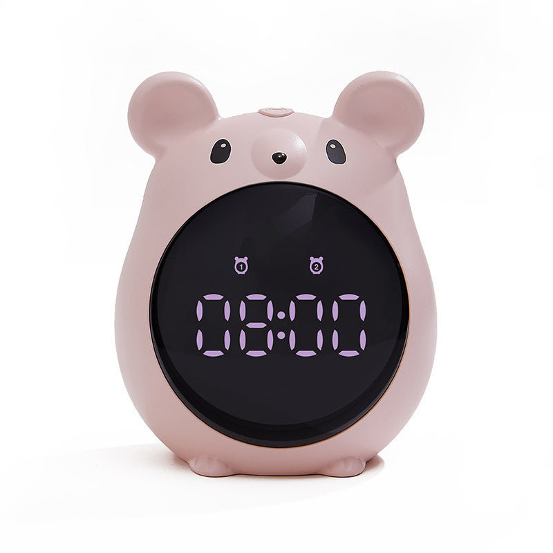 Elf mouse alarm clock for kids to learn time management and routines

