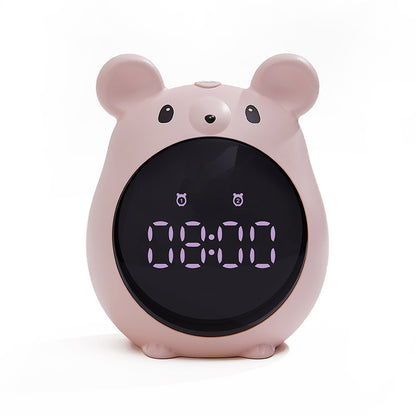 Elf mouse alarm clock for kids to learn time management and routines
