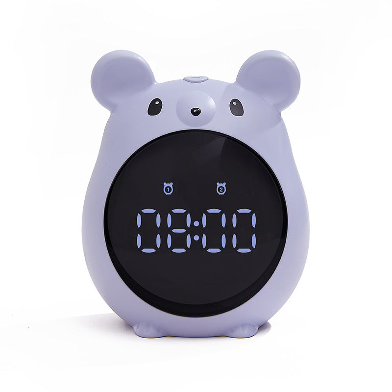 Elf mouse alarm clock for kids to learn time management and routines
