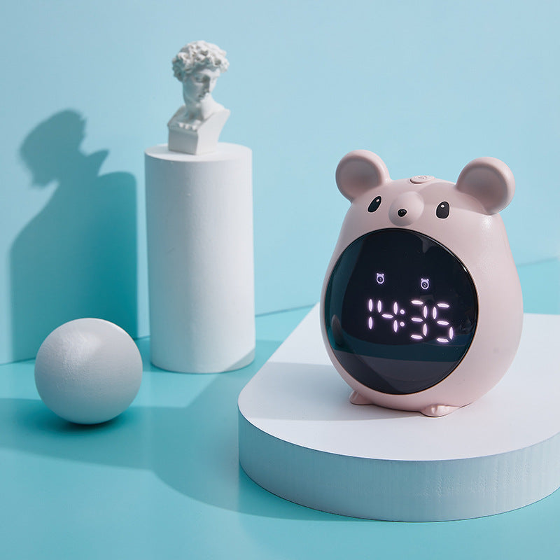 Elf mouse alarm clock for kids to learn time management and routines
