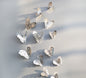 3D hollow metal butterfly wall stickers for home and bedroom decor
