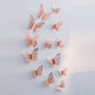 3D Metal Butterfly Wall Stickers – Hollow Design for Home & Bedroom Décor