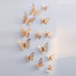 3D Metal Butterfly Wall Stickers – Hollow Design for Home & Bedroom Décor