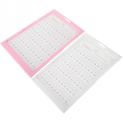 Nail art color swatch display board for salons and DIY nail organization

