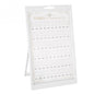 Nail art color swatch display board for salons and DIY nail organization
