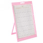 Nail art color swatch display board for salons and DIY nail organization

