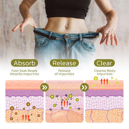 South Moon herbal foot soak and firming gel for muscle shaping and relaxation