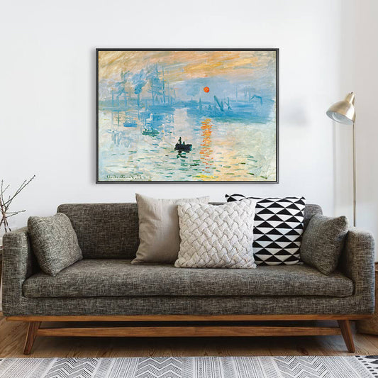 Micro-jet canvas painting with vibrant colors for modern home wall decor

