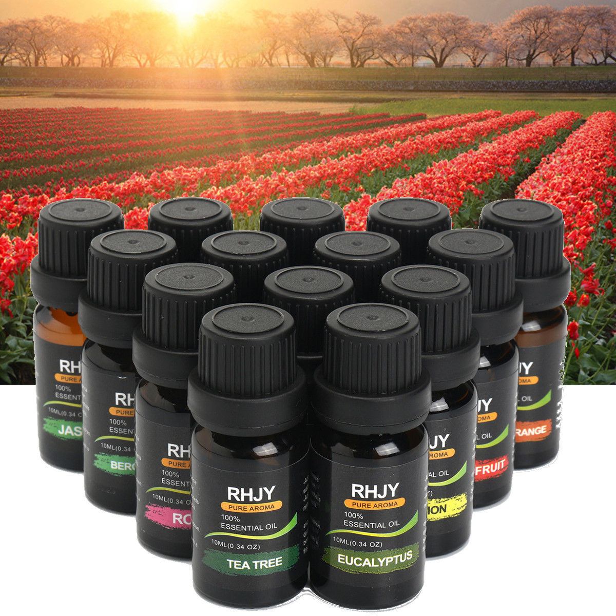 Premium essential oil diffuser gift set for relaxation and aromatherapy

