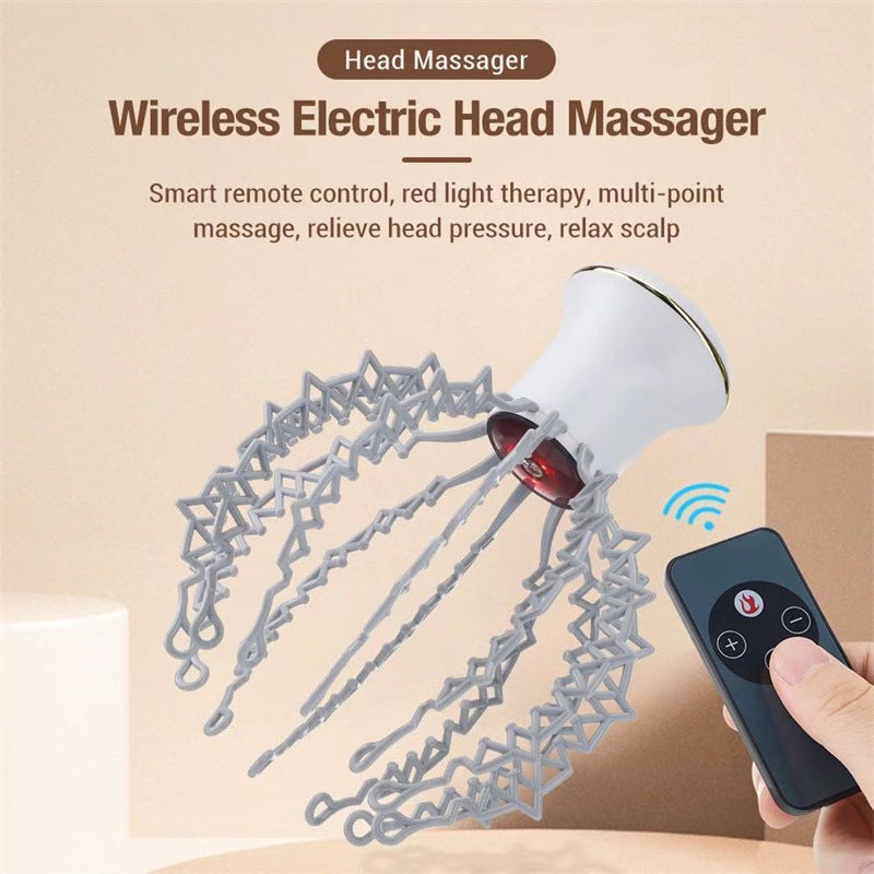 Jing electric scalp massager tingler for head relaxation and stress relief