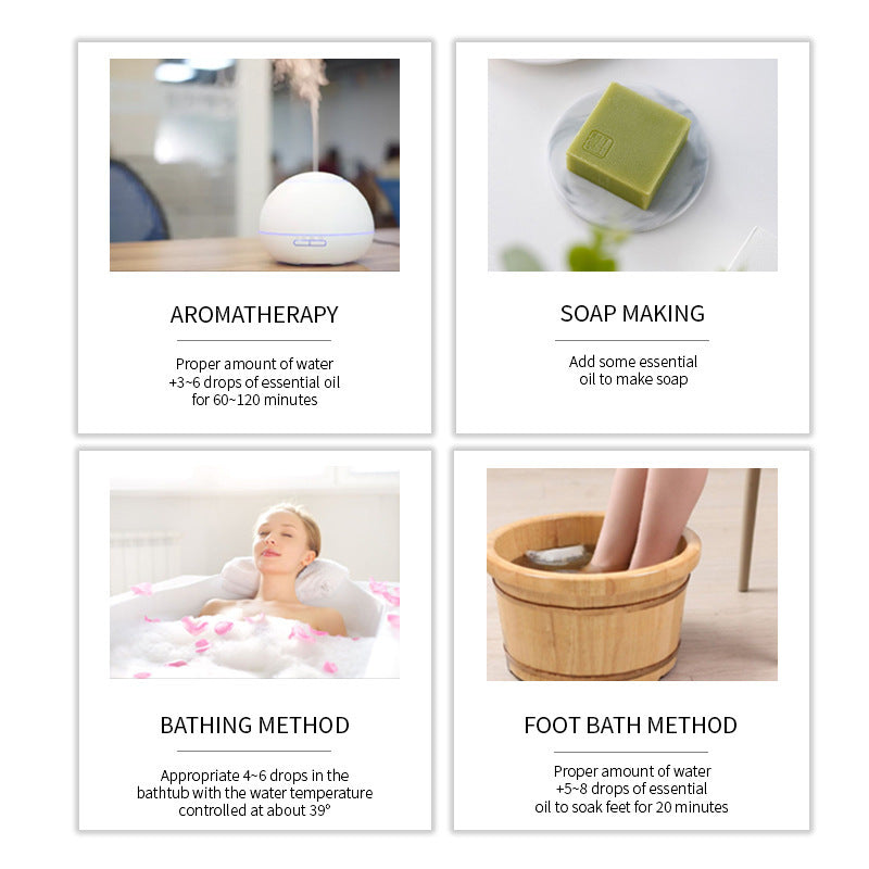 Water-soluble aromatherapy essential oil gift set for diffuser and spa