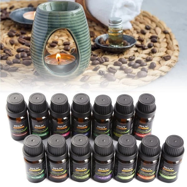 Premium essential oil diffuser gift set for relaxation and aromatherapy
