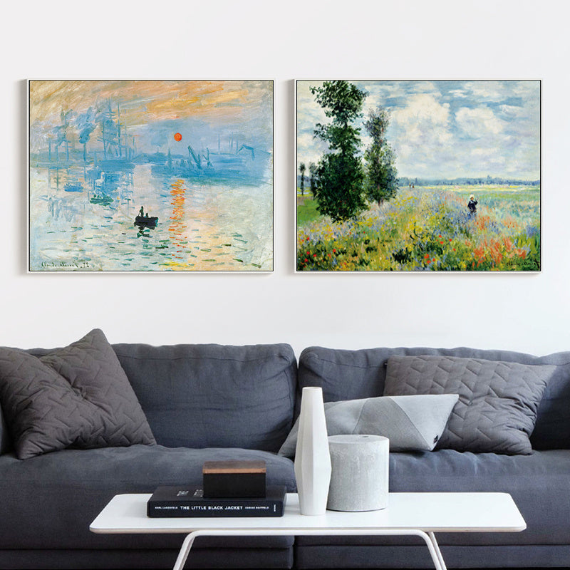 Artistic micro-jet decorative painting