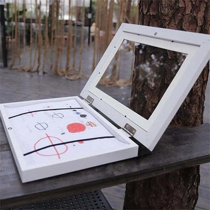 Kids artwork display frame for children’s drawings, crafts, and school art projects
