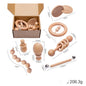 Cartoon Intellectual Development Wooden Unpainted Toy