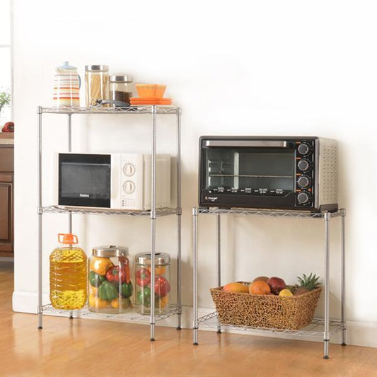 Multi-functional kitchen organizer storage rack for utensils and spices

